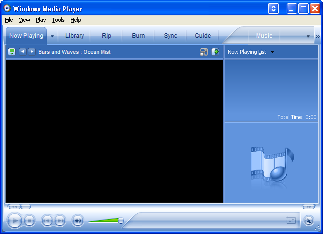 Интерфейс Windows Media Player